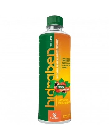 HIDRABEN GUARANA 500ML SUPLEMENTO ALIMENTAR PARA HIDRATAÇÃO