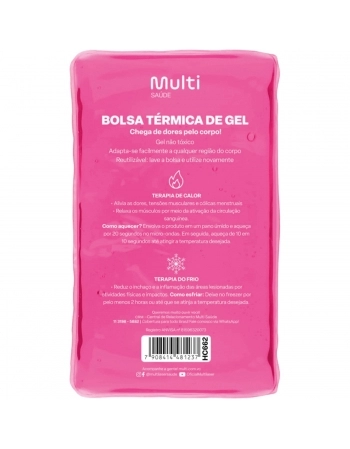 BOLSA TERMICA DE GEL PINK M