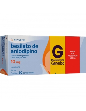 BESILATO DE ANLODIPINO NOV 10MG 30TAB BR