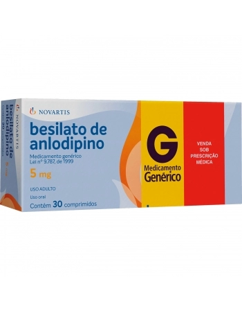 BESILATO DE ANLODIPINO NOV 5MG 30TAB BR