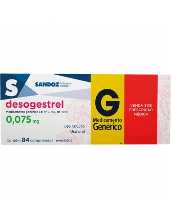 DESOGESTREL 75MCG 84FCT BR