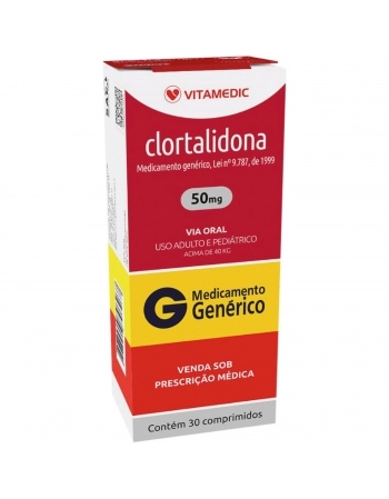 CLORTALIDONA 50MG C/30