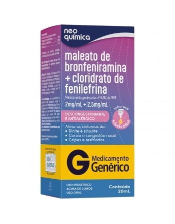MAL BRON+CL FENI 2+2,5MG/ML GTS/20ML