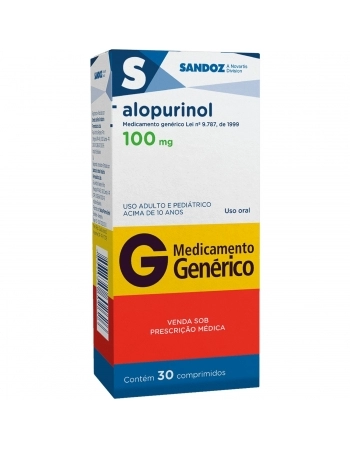 ALOPURINOL 100MG C/30COMP