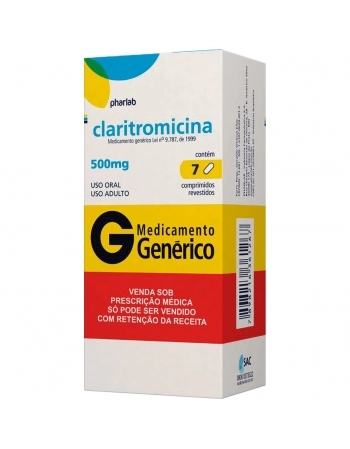 CLARITROMICINA 500MG C/ 7 COMP
