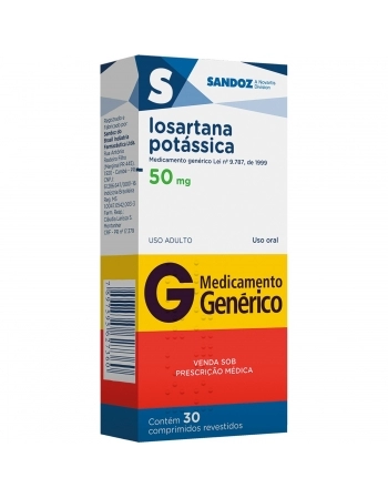 LOSARTANA POTÁSSICA 50MG C/30