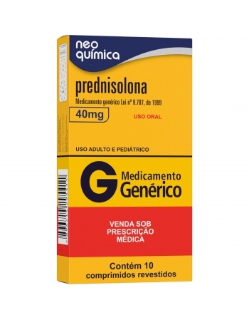 PREDNISOLONA 40 MG C/10 CPRV