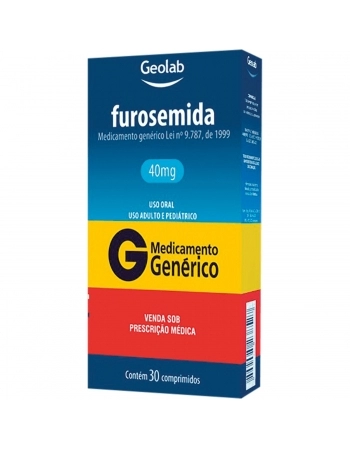 FUROSEMIDA 40MG C/ 30COMP