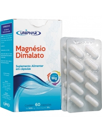 MAGNESIO MALATO 60 CAP 500MG