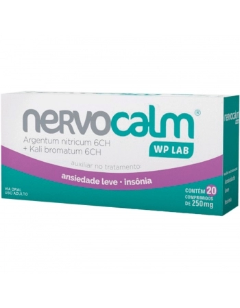 NERVOCALM 250 MG C/ 20 COMP