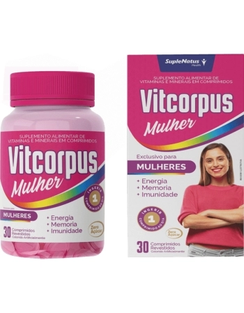 VITCORPUS AZ MULHER C/30 COMP