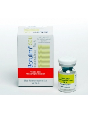 BOTULIM 50U PÓ LIO INJ 1CT C/01FA AMP INC